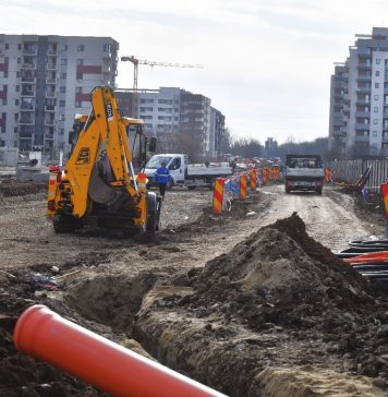 Lucrările avansează pe șantierul de la Valea Largă din Sectorul 6