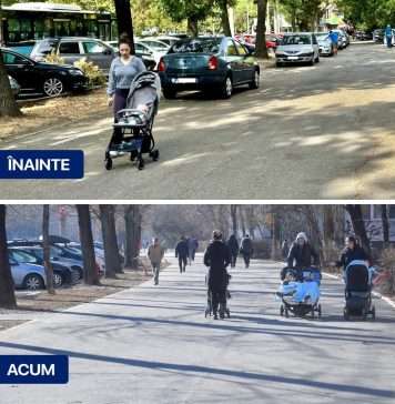 Sector 6: Lucrările de reamenajare de pe trotuarul sudic al Parcului Drumul Taberei, finalizate în scurt timp