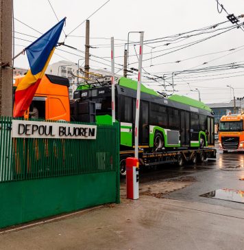 Primele şapte troleibuze noi au ajuns în Depoul STB Bujoreni. Vor circula pe linia 61