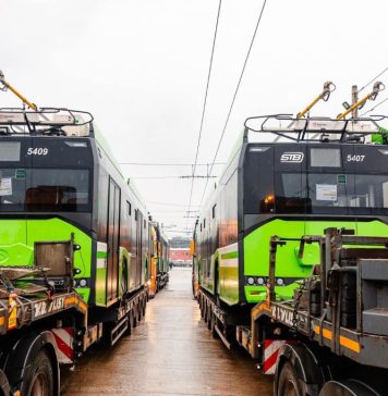 Nicușor Dan: Primele 7 troleibuze Solaris au ajuns în Depoul STB Bujoreni, până pe 24 ianuarie vor fi în total 15 bucăți la București