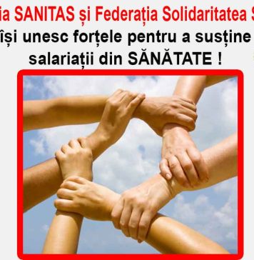 Sindicaliştii de la Sanitas protestează joi în faţa sediului Ministerului Muncii