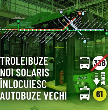 Noile troleibuze Solaris ies pe traseu începând cu data de 3 februarie