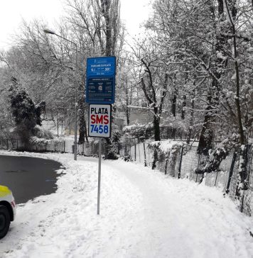 FOTO / Primăria Bucureşti, amendată de Poliţia Locală Sector 4 pentru lipsa deszăpezirii în parcurile Carol şi Tineretului