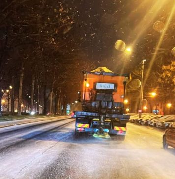 Pe toată perioada nopții trecute s-a intervenit pentru prevenirea formării poleiului în Sectorul 3