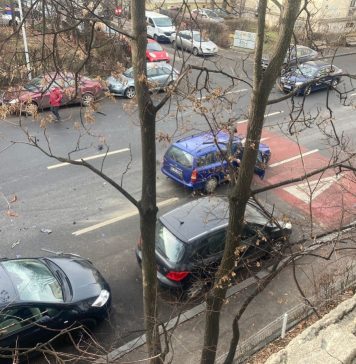 Accident cu patru mașini, pe Strada Ceaikovski din nordul Bucureștiului. Traficul este blocat în zonă