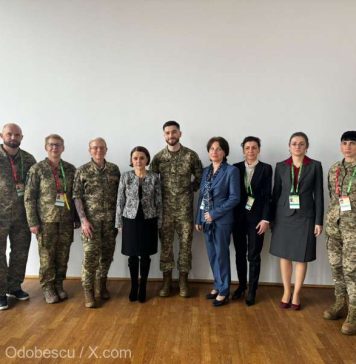 Ministrul Afacerilor Externe, Luminiţa Odobescu, întâlnire cu un grup de veterani de pe frontul ucrainean