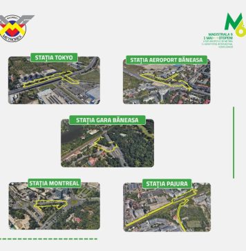 Magistrala 6 de metrou: Patru viitoare stații din secțiunea până la Băneasa au fost delimitate cu garduri