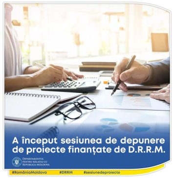 Departamentul pentru Relația cu Republica Moldova (DRRM) anunță deschiderea sesiunii de finanțare de proiecte pentru anul 2024
