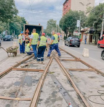 Luni încep lucrările de modernizare a liniei 5. Tramvaiul va circula pe un traseu modificat