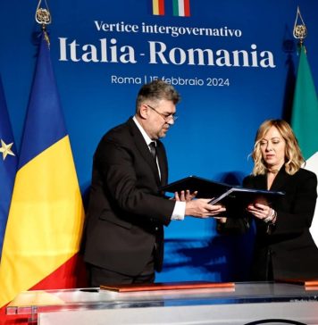 Premierul Marcel Ciolacu, la Roma: Îi mulțumesc doamnei premier Giorgia Meloni pentru sprijinul acordat comunității românești
