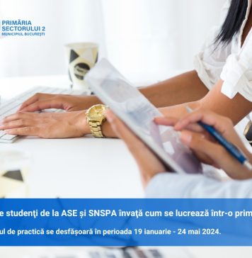 A început stagiul de practică în cadrul Primăriei Sectorului 2