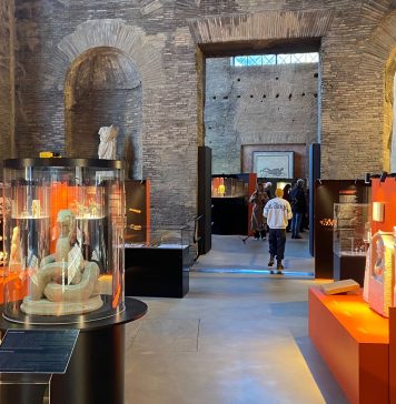 FOTO EXCLUSIV Expoziția „Dacia. Ultima frontieră a romanității”, la Muzeul Național Roman – Termele lui Dioclețian de la Roma