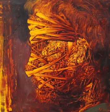 Lucrarea „Autoportret” de Adrian Ghenie, adjudecată la aproape 100.000 de euro