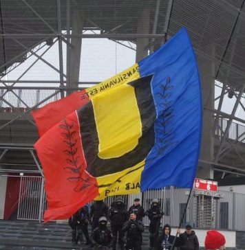 Un steag al U Cluj a fost interzis la meciul cu Sepsi, pentru că avea un mesaj absolut real