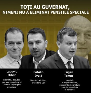 Dan Tanasă (AUR): ”Toți au guvernat, nimeni nu a eliminat pensiile speciale”