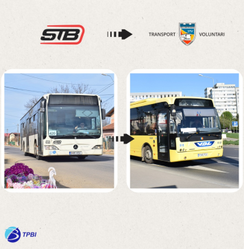 Serviciul Transport Voluntari preia șapte linii STB și se extinde până la stația de metrou Eroii Revoluției, capătul Ghencea și comuna Jilava