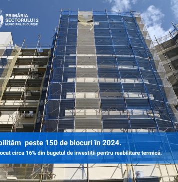 La alte 153 de blocuri din Sectorul 2 încep anul acesta lucrările de reabilitare
