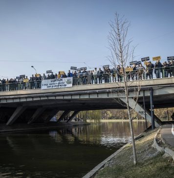 Marş pentru aer curat în Sectorul 3 din Bucureşti
