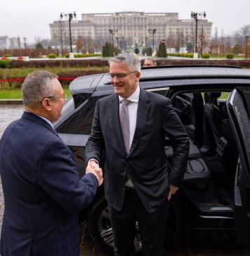 Nicolae Ciucă l-a primit la Palatul Parlamentului pe Mathias Cormann, secretarul general al Organizației pentru Cooperare și Dezvoltare Economică