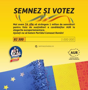 Ioana Ramona Bruynseels (AUR): Și de semnătura ta depinde viitorul României în Uniunea Europeană!