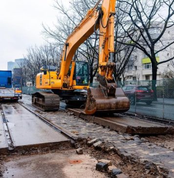 FOTO/ Care este stadiul lucrărilor de reabilitare a liniei 5 de tramvai din București