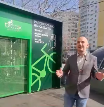 VIDEO/ Parcarea pentru biciclete din zona Obor este gata