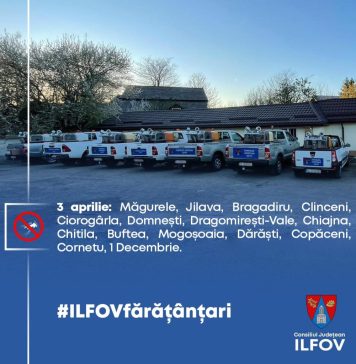 Campania ”Ilfov, fără țânțari” și astăzi în teren, anunță Consiliul Județean Ilfov