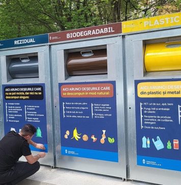 Sectorul 6: A început amplasarea ghenelor supraterane moderne pentru colectarea deșeurilor pe patru fracții