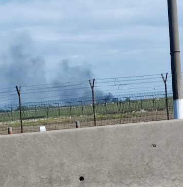Incendiu în Otopeni, în apropierea unui adăpost pentru oi