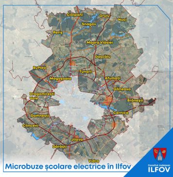 Copiii din 20 de localităţi din Ilfov vor merge la şcoală cu microbuze electrice