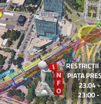 Restricții temporare de trafic la pasajul Piața Presei Libere pentru lucrări la Magistrala 6
