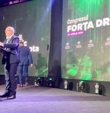 VIDEO Antonel Tănase, la Congresul Forța Dreptei: Noi astăzi suntem un pion important al dreptei, reprezentanții liberalismului, oamenii de caracter, rezistența liberală