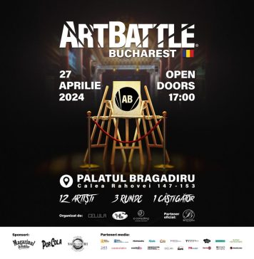 Art Battle revine cu a treia ediție, la Palatul Bragadiru, pe 27 aprilie