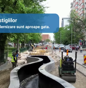 VIDEO / Lucrările de modernizare de pe Strada Chiristigiilor, lângă Piața Obor, sunt aproape finalizate