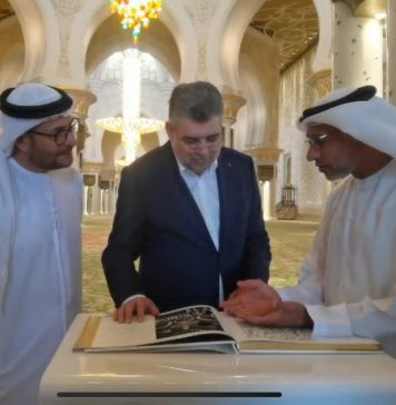 Ciolacu a vizitat Moscheea Sultan Al Nahyan Sheikh Zayed Bin din Abu Dhabi