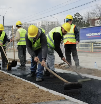 VIDEO/ Lucrările pe Bulevardul Ghencea, tronsonul dintre str. Brașov și terminalul tramvaiului 41, aproape finalizate