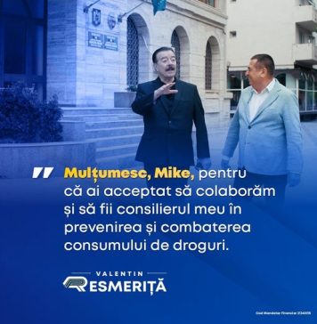 Valentin Resmeriță, candidat PNL la Primăria Focșani: La o discuție amicală cu Mike Vigil, fostul șef al Operațiunilor Internaționale Antidrog (DEA) din Statele Unite ale Americii