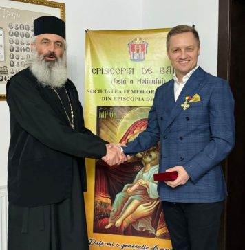 Secretarul de stat al Departamentului pentru Relația cu Republica Moldova, Adrian Dupu, primit de Preasfințitul Părinte Antonie, Episcopul de Bălți, la Episcopia de Bălți
