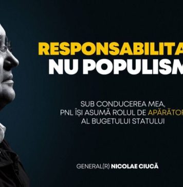 Nicolae Ciucă: Sub conducerea mea, PNL își asumă rolul de apărător al ordinii și responsabilității în ceea ce privește măsurile care afectează bugetul statului