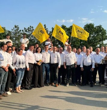 Lilian Scripnic (AUR): Vom reuși! Președintele George Simion a fost la Galați. Sute de oameni s-au adunat pentru a susține cauza tuturor românilor și cred în schimbarea pe care o putem aduce