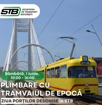 Ziua Porților Deschise la STB, de Ziua Internațională a Copilului. Cei mici se vor putea plimba cu un tramvai de epocă Rathgeber P3.16