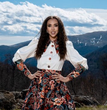 Jessie Baneș a dat față în față cu ursul, la filmările videoclipului pentru noua sa piesă, “România suverană”