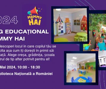 Mommy HAI organizează un târg educațional la Biblioteca Națională a României, pe 18 mai