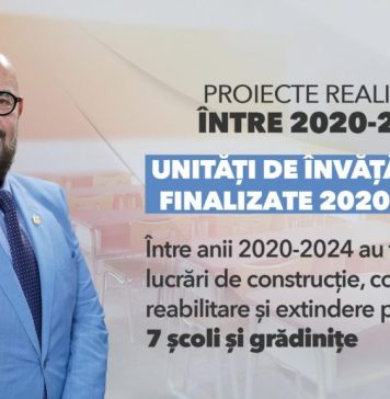 Cristian Popescu Piedone: În mandatul meu de primar al Sectorului 5, am efectuat lucrări de construcție, consolidare, reabilitare și extindere pentru 7 unități de învățământ