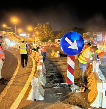 A fost reconfigurată circulația pe bretelele auto de sub podul de pe Șoseaua București-Ploiești/DNCB