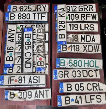 Numere de înmatriculare pierdute în Sectorul 6 din cauza furtunii, recuperate de Poliția Locală