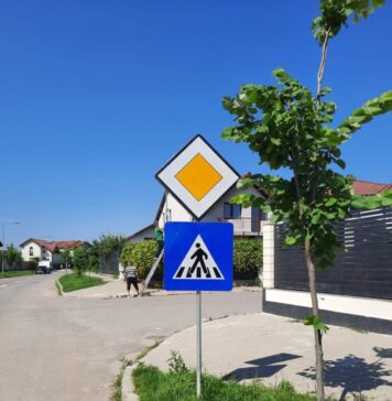 Primăria Capitalei continuă montarea de indicatoare și trasarea de marcaje pe arterele administrate