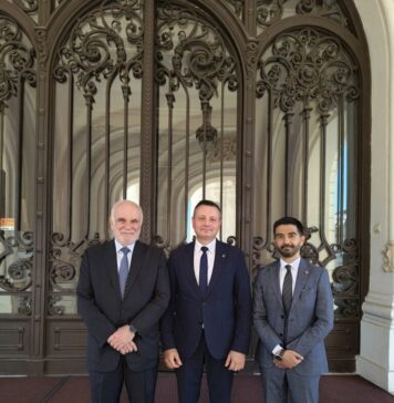 Daniel Gheba (AUR) a primit vizita Excelentei Sale Dl Ambasador Felix Ricardo Americo Antonio Denegri Boza la Craiova