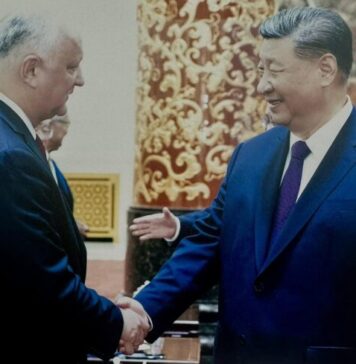 70th anniversary of the Five Principles of Peaceful Coexistence in Beijing. Former Moldovan President Igor Dodon attends the event