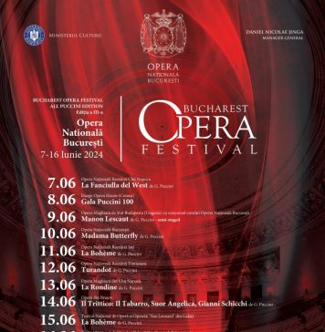 Numărătoare inversă până la debutul BUCHAREST OPERA FESTIVAL – ALL PUCCINI EDITION, 7-16 iunie 2024, la ONB